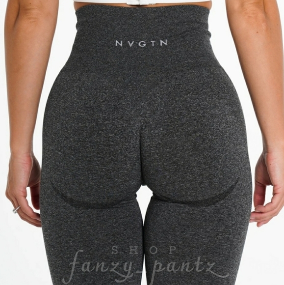 NVGTN Black Speckled Seamless Legging New XS - Picture 7 of 11